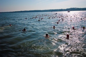 The 7th Annual Beaufort River Swim launches from Port Royal Landing Marina on June 15th.   Photo by Eric R. Smith