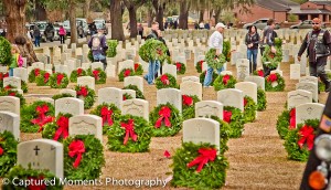 Beaufort Chapter 12, Disabled American Veterans has been asking for sponsorships for the 2013 Wreaths Across America for $15.00 each.  Photo by Eric R. Smith/Captured Moments Photography