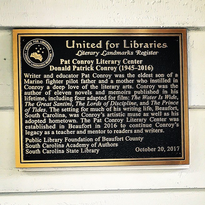 Pat Conroy Literary Center named Literary Landmark
